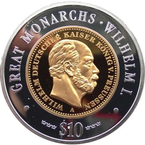 10 Dolar , Namibya (Great Monarchs - William I)