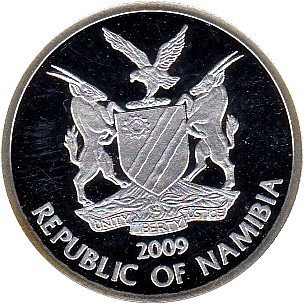 10 Dolar , Namibya (2010 World Football Cup South Africa - Durban Stadium)