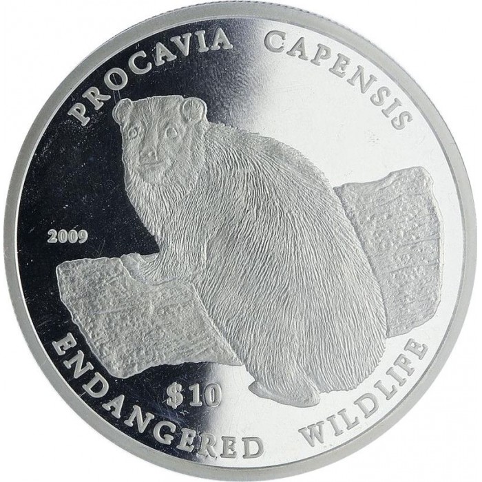 10 Dolar , Namibya (Endangered Wildlife - Rock Hyrax)
