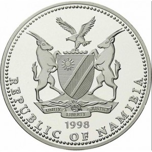 Namíbia 20 dollars - Obverse