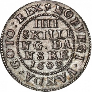 Dänemark  4 Schilling - Reverse