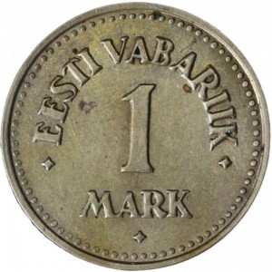 Estland  1 Mark - Reverse