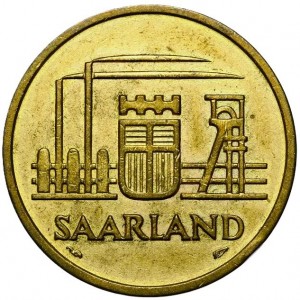 Saarland 50 Franken - Obverse