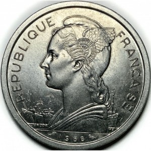 Réunion 2 Franken - Obverse