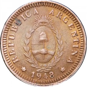Аргентина 2 сентаво - Obverse