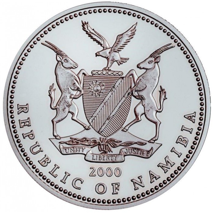 10 Dolar , Namibya (10th Anniversary of Independence)