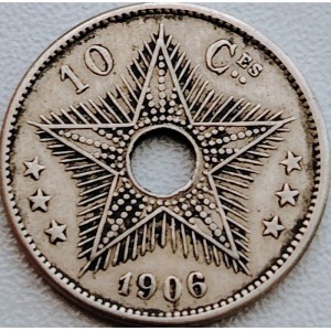 Kongo-Freistaat 10 Centimes - Reverse