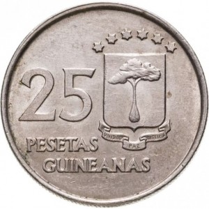 Äquatorial Guinea 25 Peseten - Reverse
