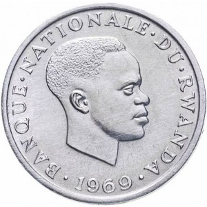 Ruanda 1 Franken - Obverse