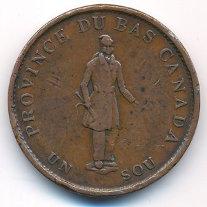 Kanadische Provinzen ½ Penny - Obverse