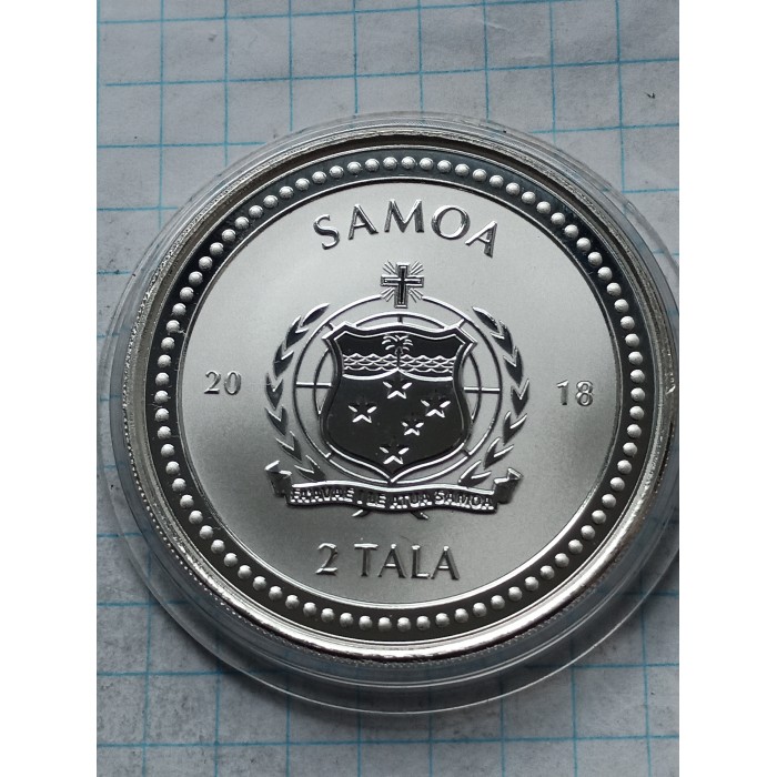 2 tala , Samoa (Cavall marí, Acolorit)