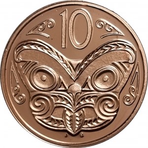 Neuseeland 10 Cent - Reverse