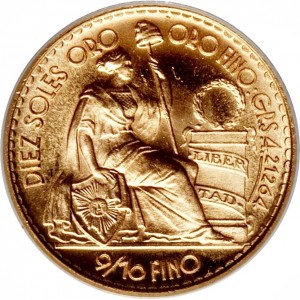 Peru 10 Soles - Reverse