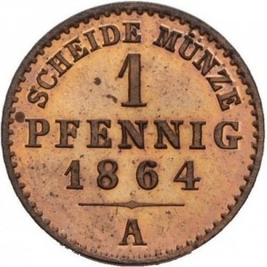 Reuß-Greiz 1 Pfennig - Reverse