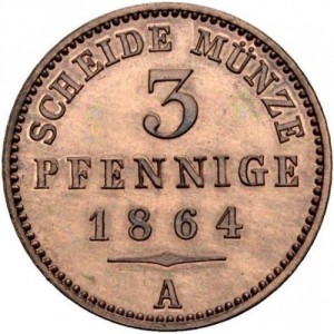 Reuß-Greiz 3 Pfennig - Reverse