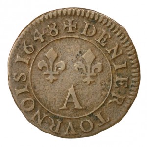 Frankreich 1 Denar von Tours - Reverse