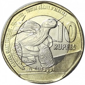 Seychellen 10 Rupien - Reverse