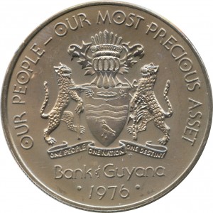 Guyana  5 Dollar - Obverse