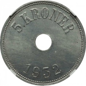 Grönland  5 Kronen - Reverse