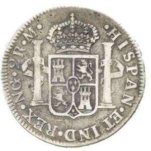Guatemala 2 reals - Reverse