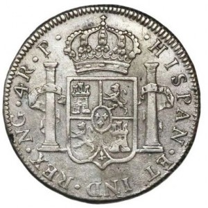 Guatemala 4 reales - Reverse