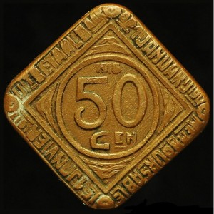 Belgien (Notgeld) 50 Centime - Reverse