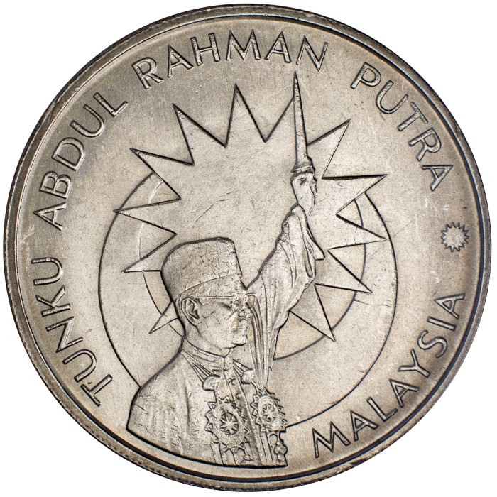 1 ringgit , Malàisia (25è aniversari de la Independència)