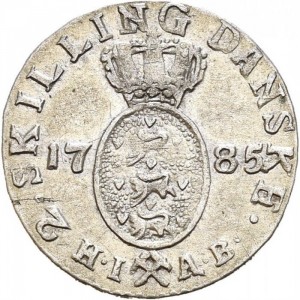 Norwegen  2 Schilling - Reverse