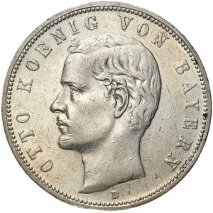 Deutsches Kaiserreich 5 Mark - Obverse