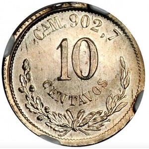 Mexiko 10 Centavos - Reverse