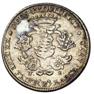 Löwenstein-Wertheim ½ Taler - Reverse