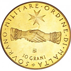 Maltézský řád 10 grani - Reverse