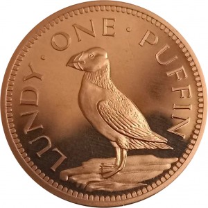 Lundy 1 Puffin - Reverse