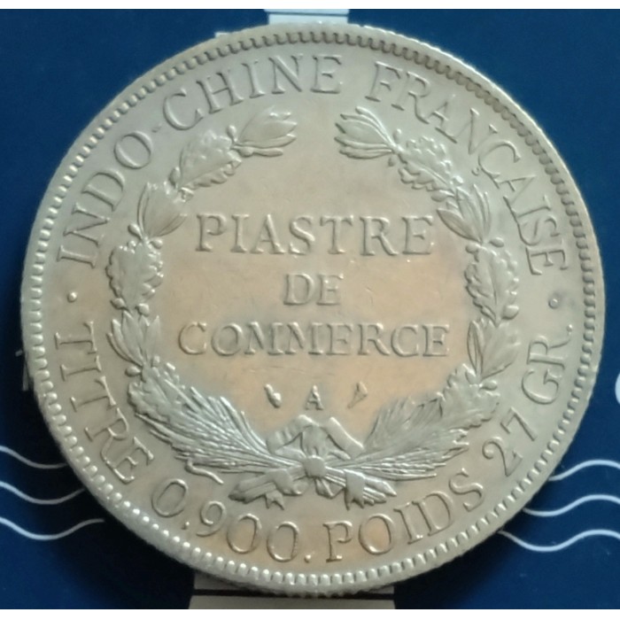 1904年 フランス ピアストル 1 piastre 1904 (Silver), French Indochina