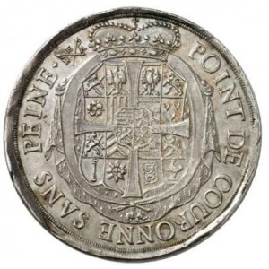 Sachsen-Coburg 1 Taler - Reverse