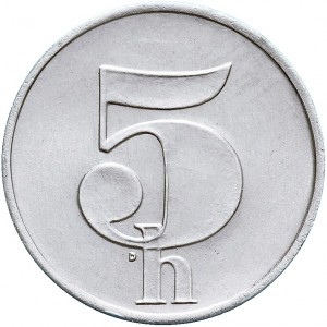Tschechoslowakei 5 Heller - Reverse