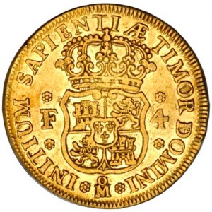 Mexiko 4 Escudos
 - Reverse