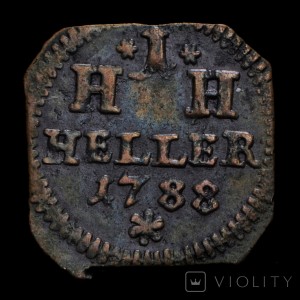 Sachsen-Hildburghausen 1 Heller - Reverse
