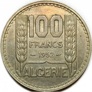 Algerien 100 Franken - Reverse