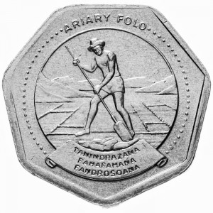 Madagaskar  10 Ariary - Reverse