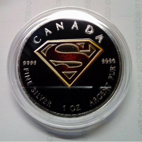 5 dollár , Kanada (Superman, Színezett)