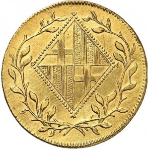 Barcelona 20 Peseten - Reverse