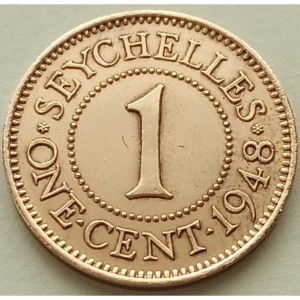 Seychellen 1 Cent - Reverse