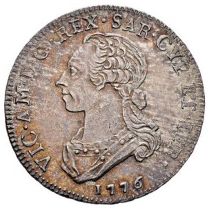 Savoyen ¼ Scudo - Obverse