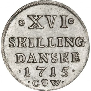 Dänemark  16 Schilling - Reverse