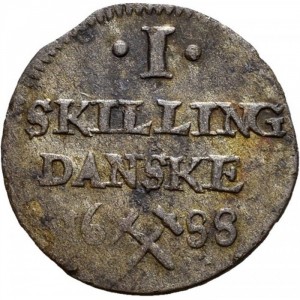 Norwegen  1 Skilling - Reverse