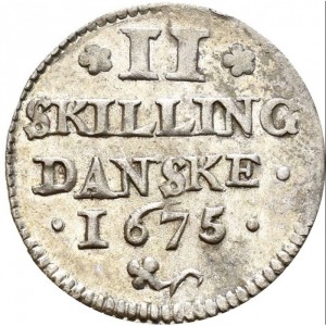 Norwegen  2 Schilling - Reverse