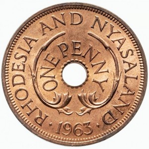 Rhodesien und Njassaland 1 Penny - Reverse