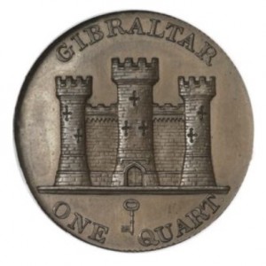جبل طارق ربع - Reverse