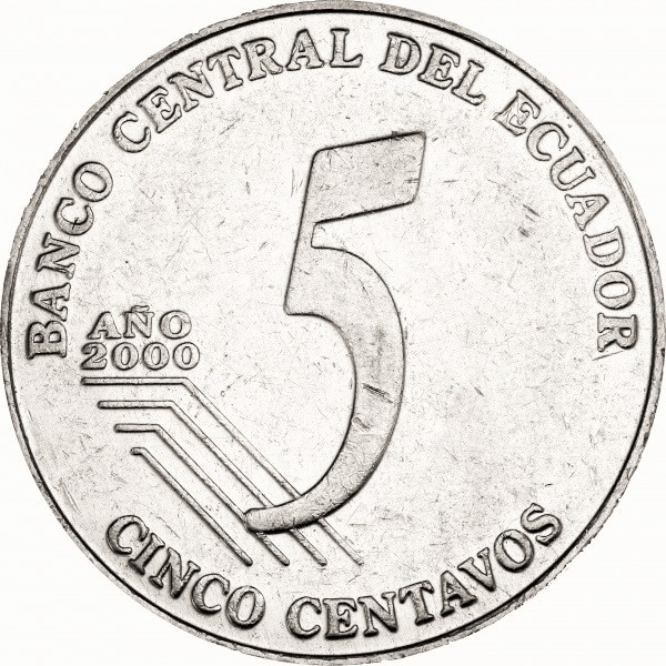 5 centavos , Ekvádor